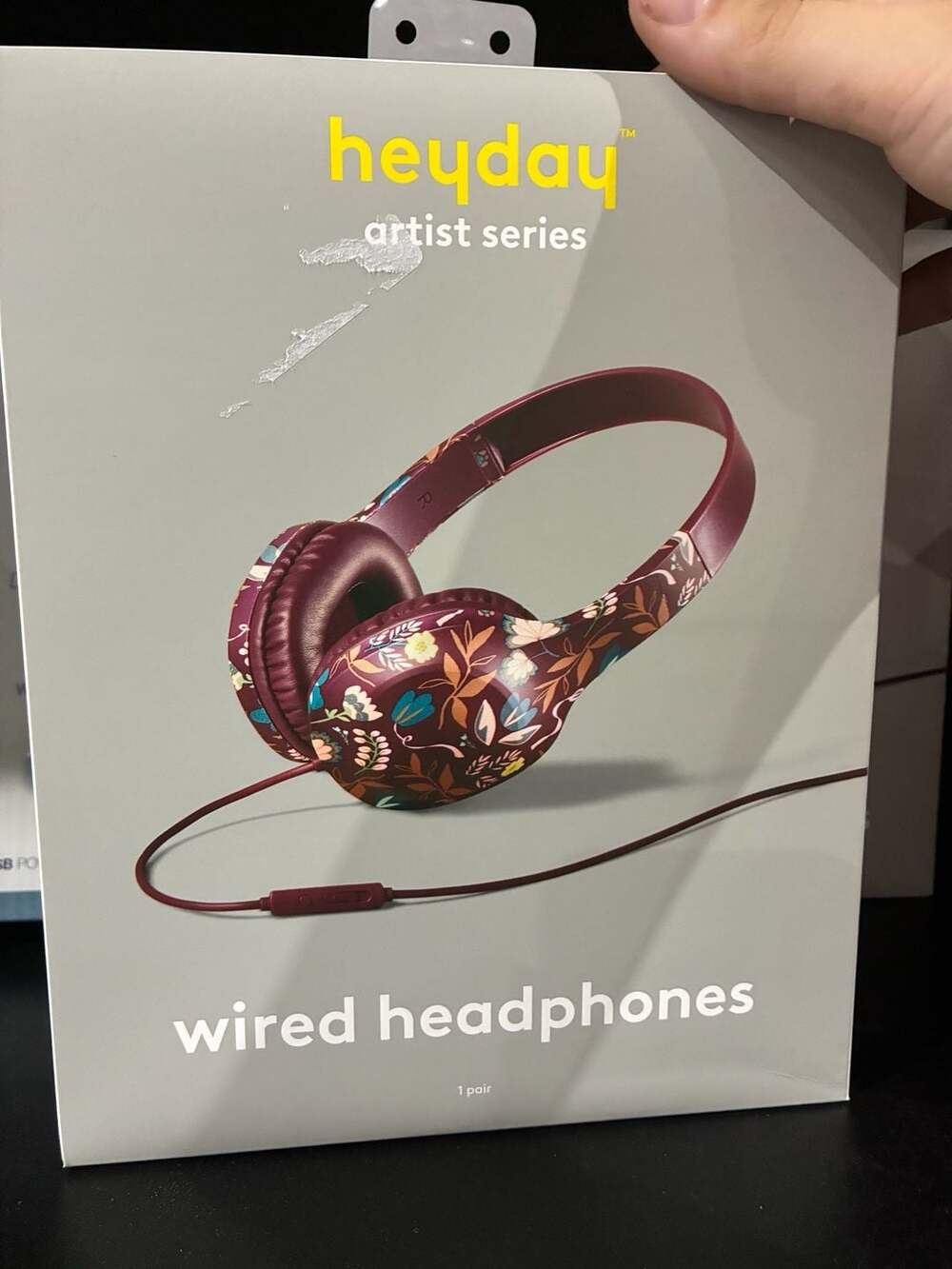 Heyday Artist Series Allie Dettmann Floral Wired Headphones